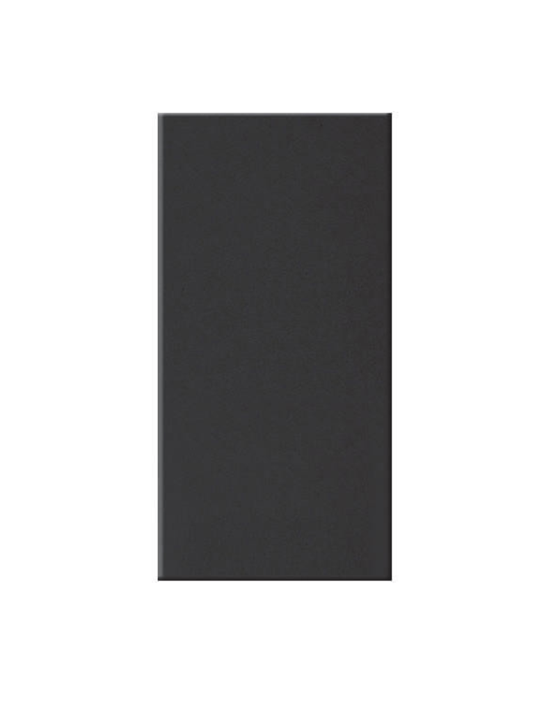 Buster and Punch ELECTRICITY PLATE INSERTS - Blank (1 Module) - BLACK