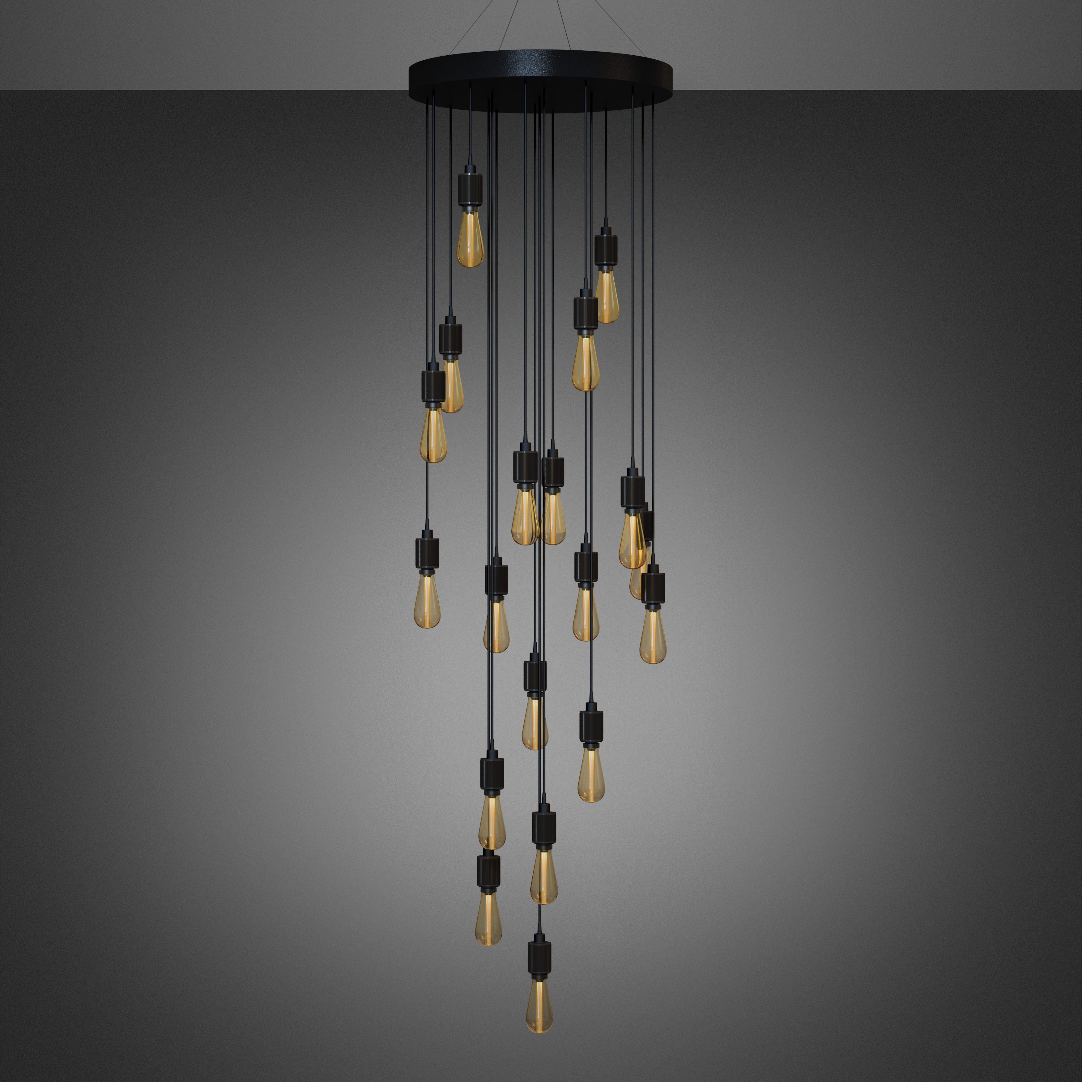 Buster and Punch LED HEAVY METAL CHANDELIER / CASCADE - No.42 Interiors
