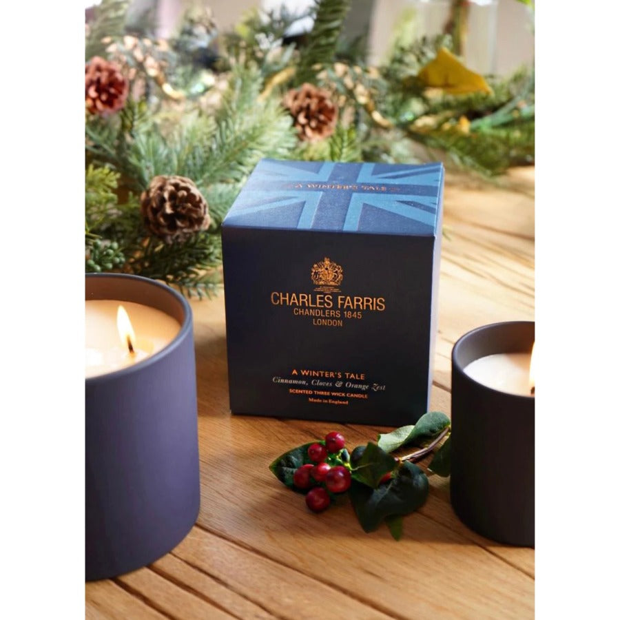 Charles Farris A Winter's Tale Scented Candle | Orange Zest, Cinnamon & Cloves