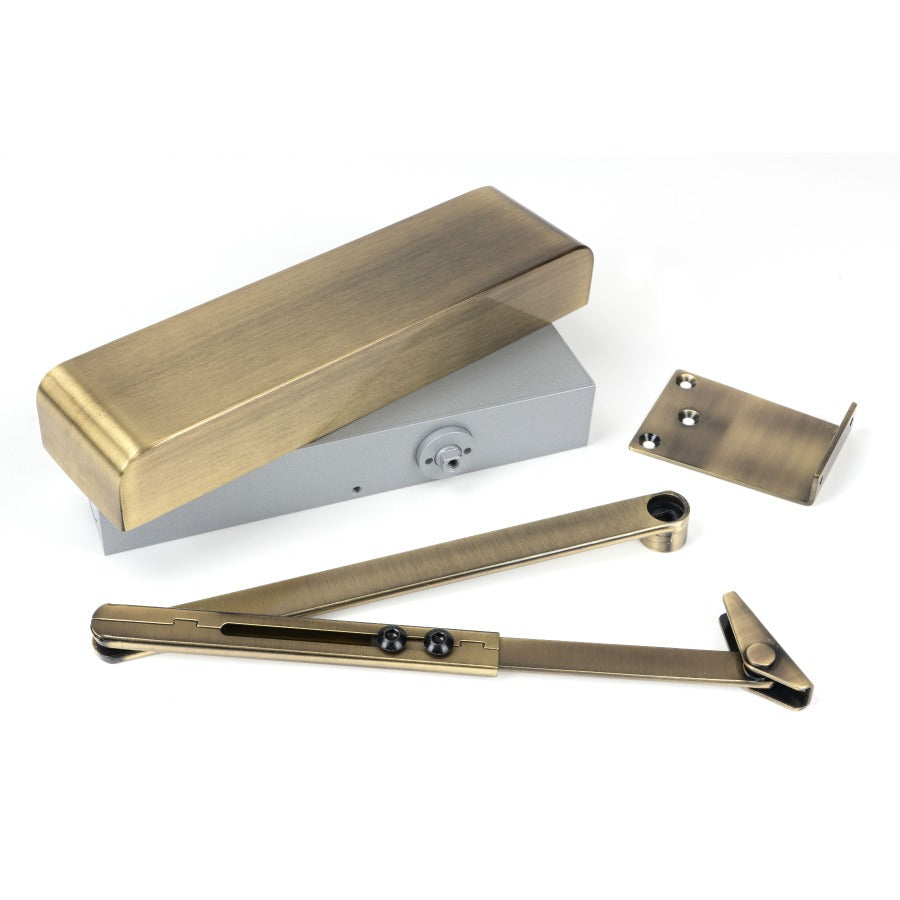 From the Anvil product code 50107 Aged Brass Size 2-5 Door Closer & Cover available at No.42 Interiors. Free Delivery on orders over £50. Looking for from the anvil stockists near me, No.42 Interiors on Carter Street, Uttoxeter has a wide range of From the Anvil Ironmongery on display and available to buy in-store or order with the option of next day delivery.