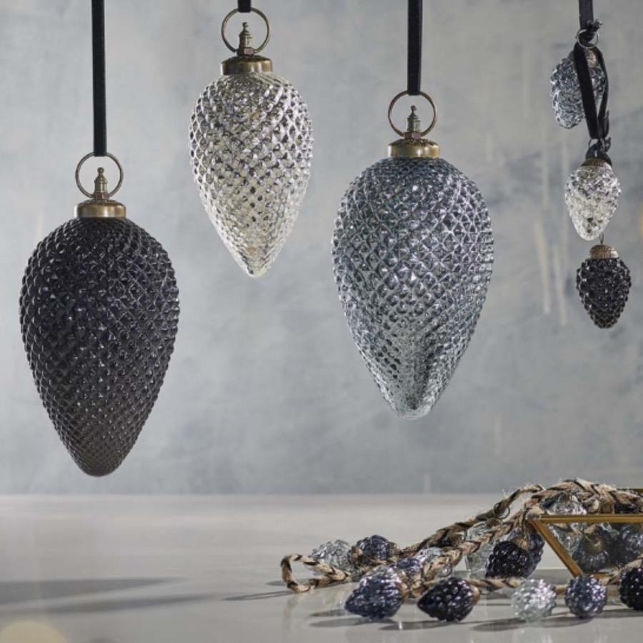 Harini Giant Baubles - Antique Silver - Small