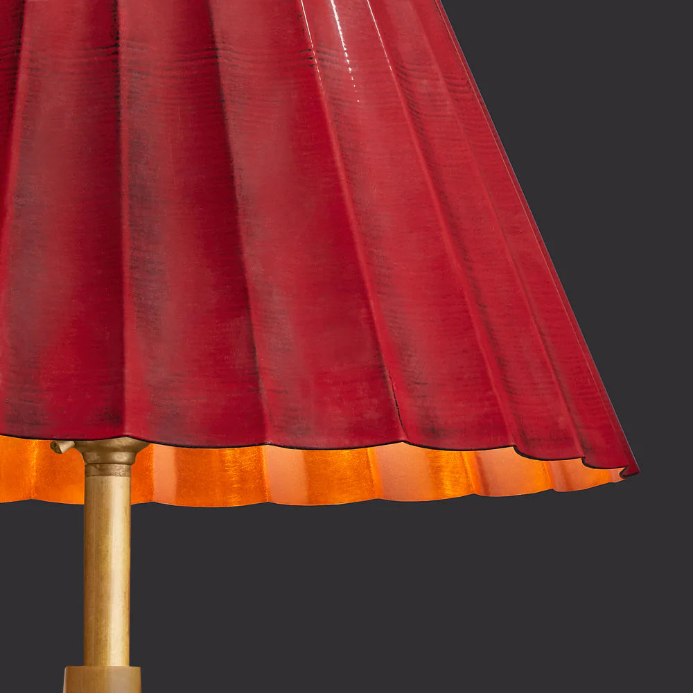 Pooky 20cm Empire Ruckle shade in red