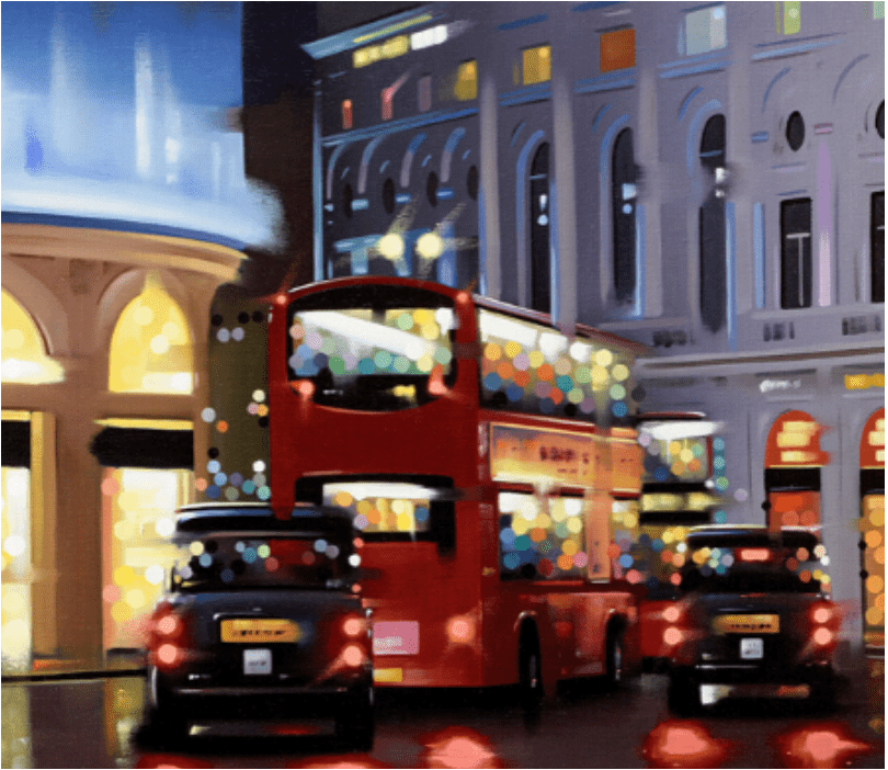 Piccadilly Night Adventure - Neil Dawson - Limited Edition Canvas - No.42 Interiors